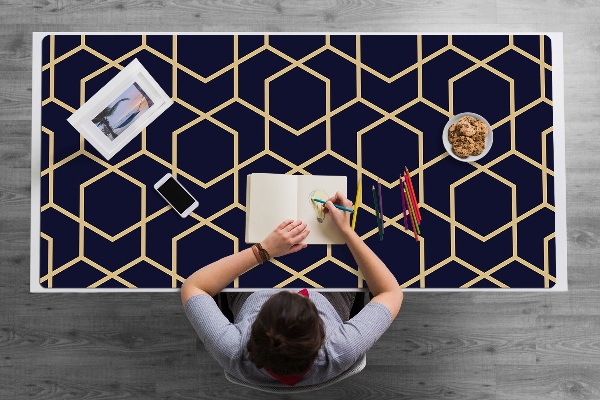 Sous main de bureau Cubes foncés