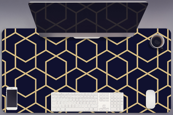 Sous main de bureau Cubes foncés