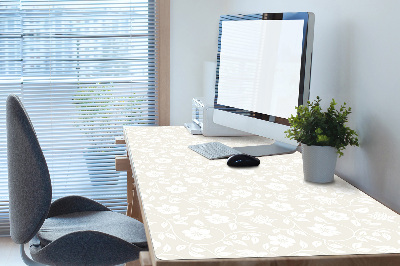 Sous-main bureau Papier peint floral