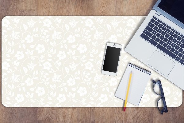 Sous-main bureau Papier peint floral