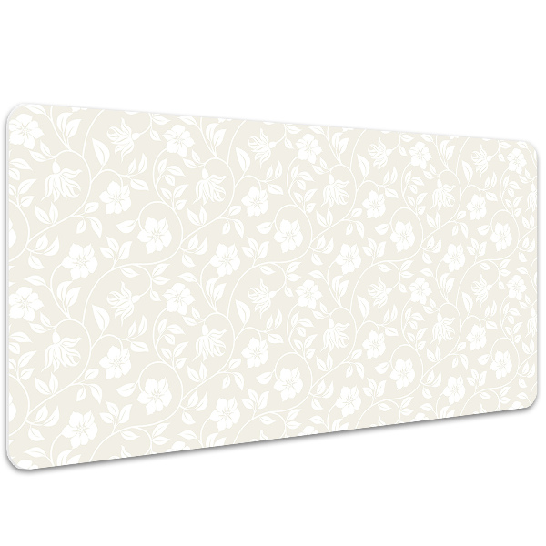 Sous-main bureau Papier peint floral
