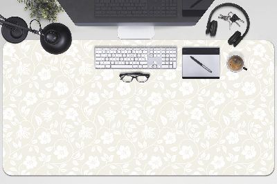 Sous-main bureau Papier peint floral