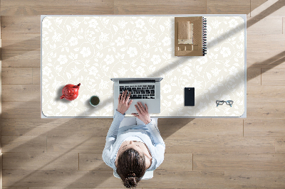 Sous-main bureau Papier peint floral