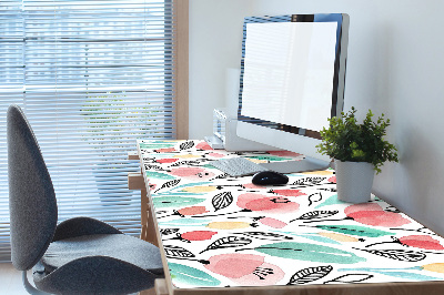 Tapis de bureau Fleurs rouges