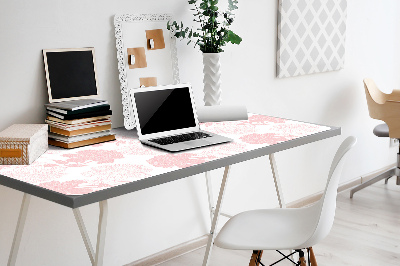 Sous main de bureau Fleurs roses