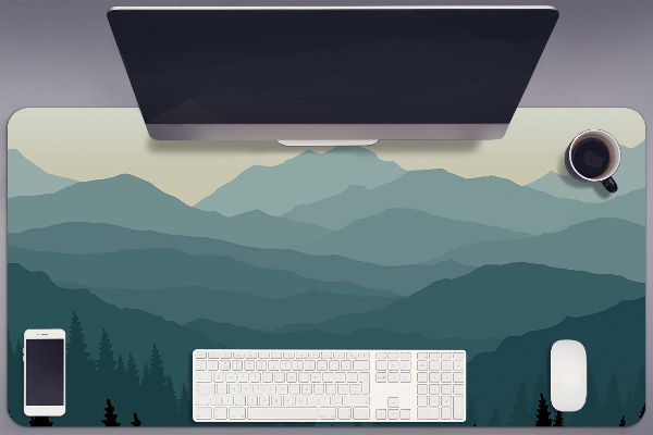 Sous main de bureau Vue sur la montagne
