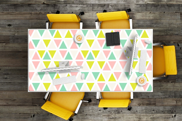 Protège bureau Triangles colorés