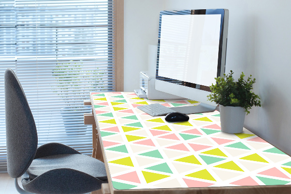 Protège bureau Triangles colorés