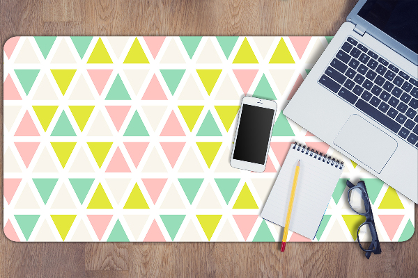 Protège bureau Triangles colorés