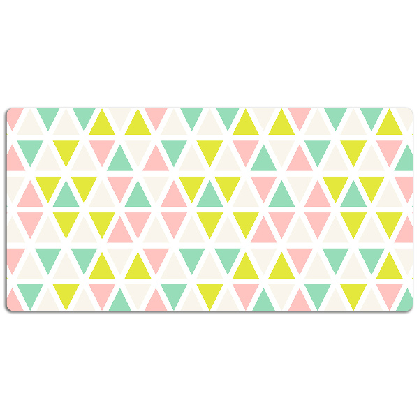 Protège bureau Triangles colorés