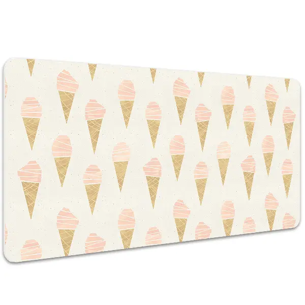 Sous main de bureau Glace rose