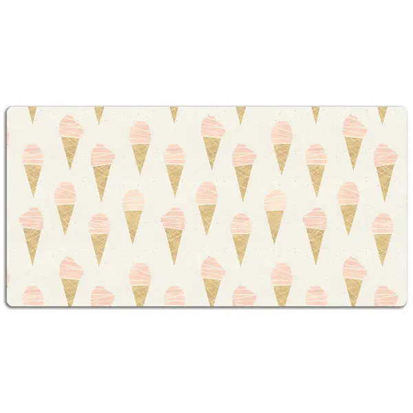 Sous main de bureau Glace rose