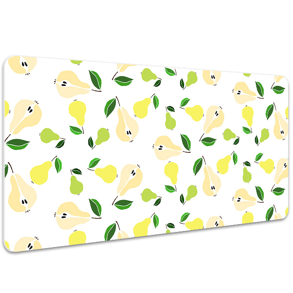 Sous main de bureau Poire jaune