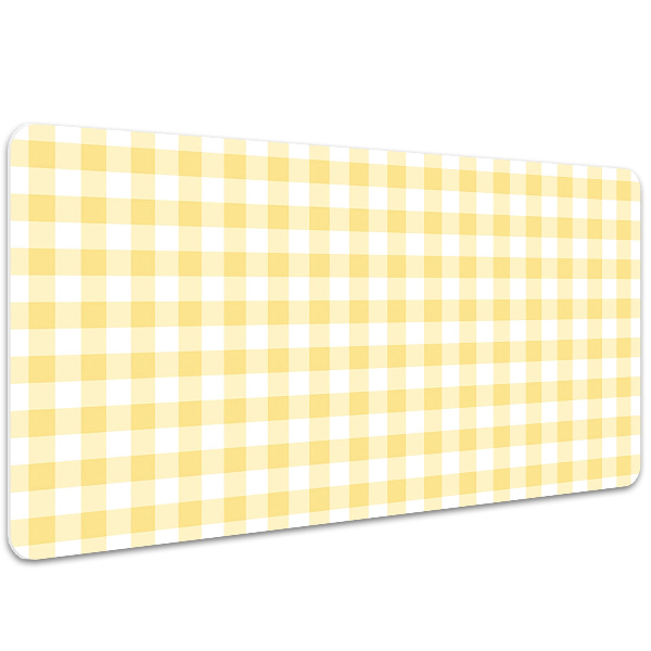 Sous main de bureau Treillis jaune