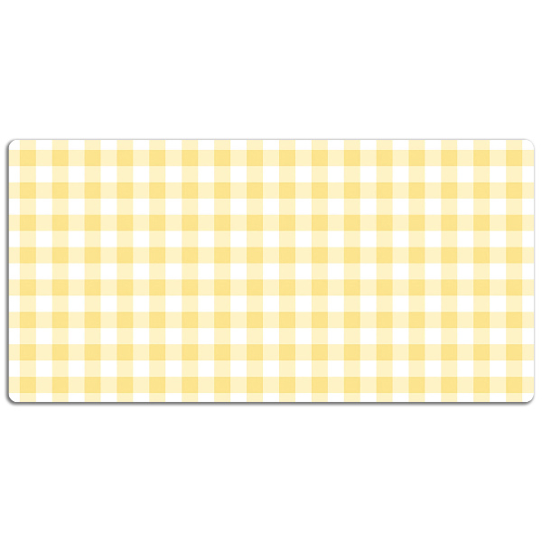 Sous main de bureau Treillis jaune