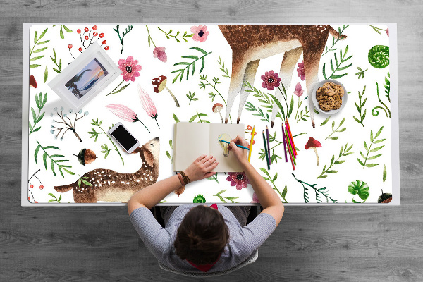 Sous main de bureau Biche