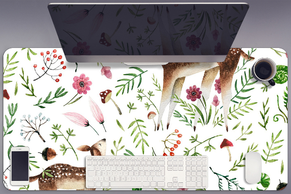 Sous main de bureau Biche