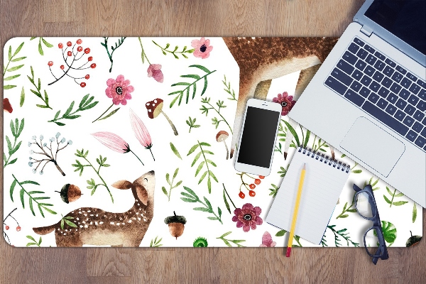 Sous main de bureau Biche