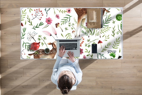 Sous main de bureau Biche