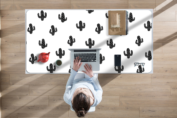 Sous-main bureau Modèle de cactus