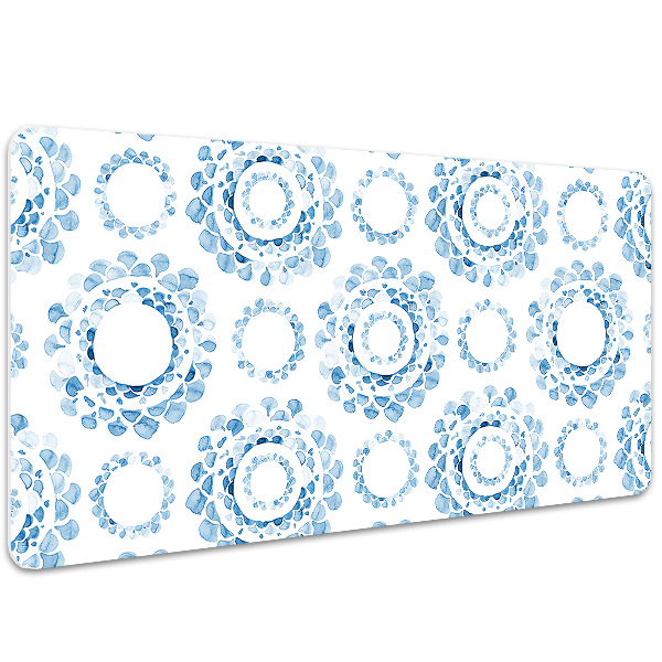 Tapis de bureau Cercles bleus