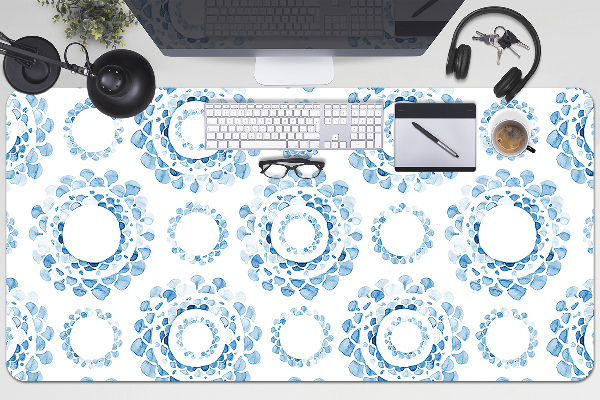 Tapis de bureau Cercles bleus