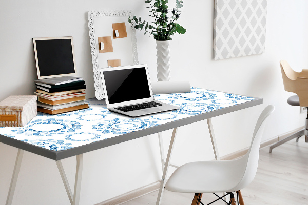 Tapis de bureau Cercles bleus