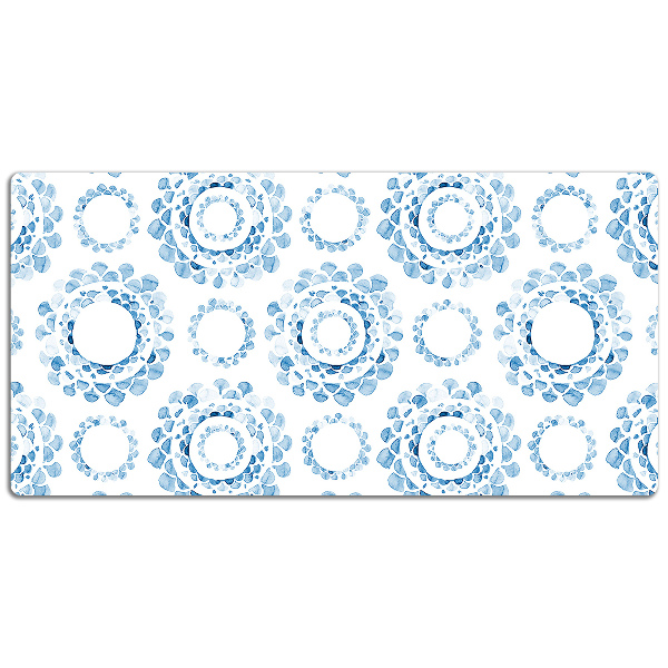 Tapis de bureau Cercles bleus