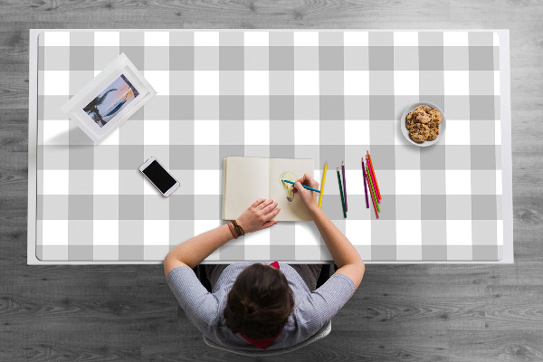 Tapis de bureau Grille grise