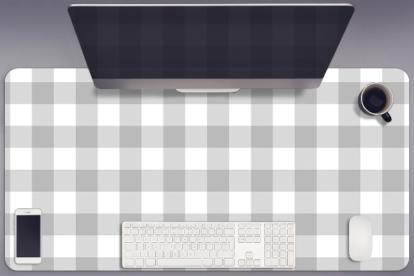 Tapis de bureau Grille grise