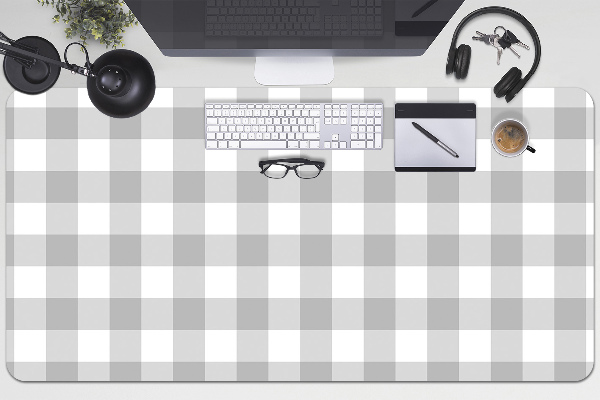 Tapis de bureau Grille grise