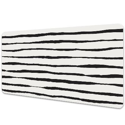 Tapis de bureau Lignes noires