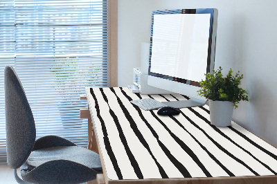 Tapis de bureau Lignes noires