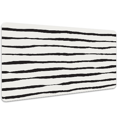 Tapis de bureau Lignes noires