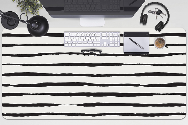 Tapis de bureau Lignes noires