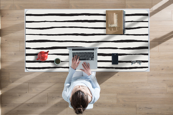 Tapis de bureau Lignes noires