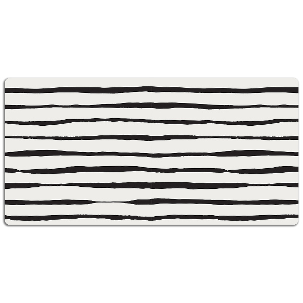 Tapis de bureau Lignes noires