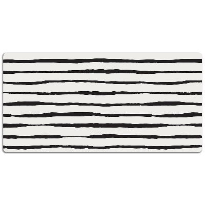 Tapis de bureau Lignes noires