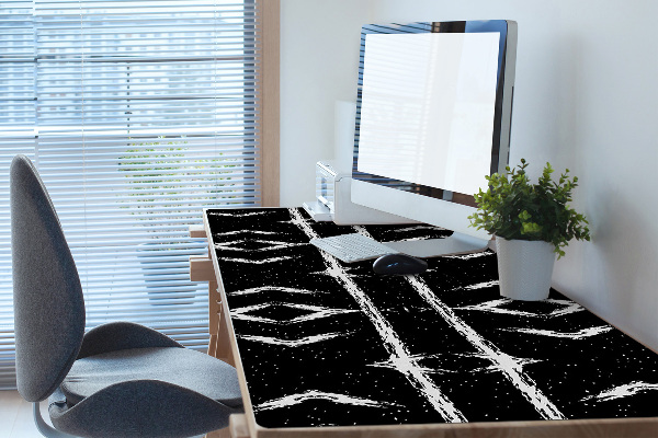 Protège bureau Abstraction noire