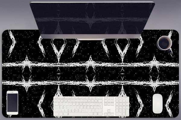 Protège bureau Abstraction noire