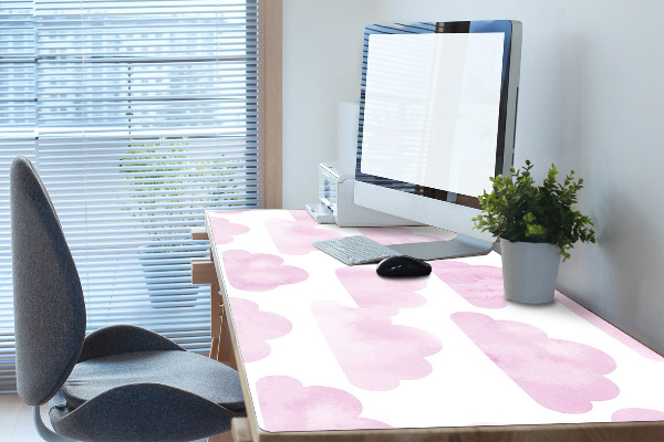 Sous main de bureau Nuages ​​roses