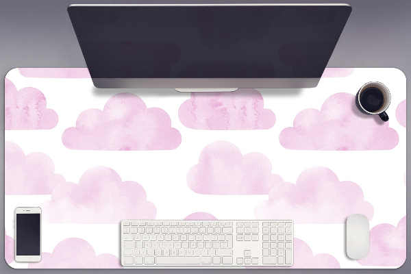Sous main de bureau Nuages ​​roses