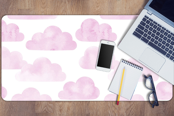 Sous main de bureau Nuages ​​roses