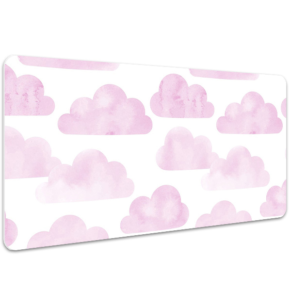 Sous main de bureau Nuages ​​roses