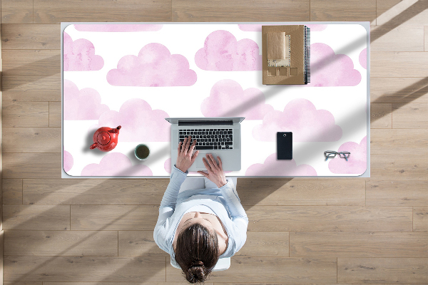 Sous main de bureau Nuages ​​roses