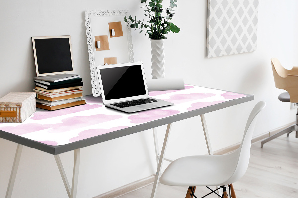 Sous main de bureau Nuages ​​roses