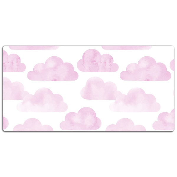 Sous main de bureau Nuages ​​roses