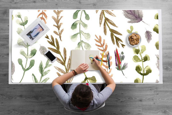 Tapis de bureau Feuilles colorées