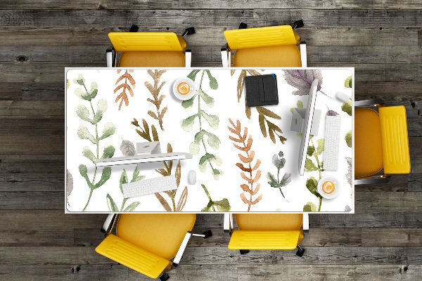 Tapis de bureau Feuilles colorées