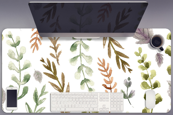 Tapis de bureau Feuilles colorées